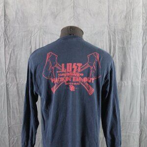 Surf Shirt - Lost Surfboards Axe Graphic Long Sleeve - Men's Large